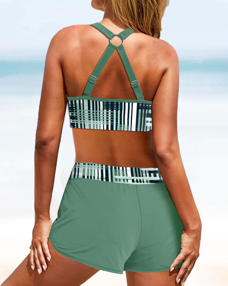 Amara™ | Geribbelde bikini met hoge taille