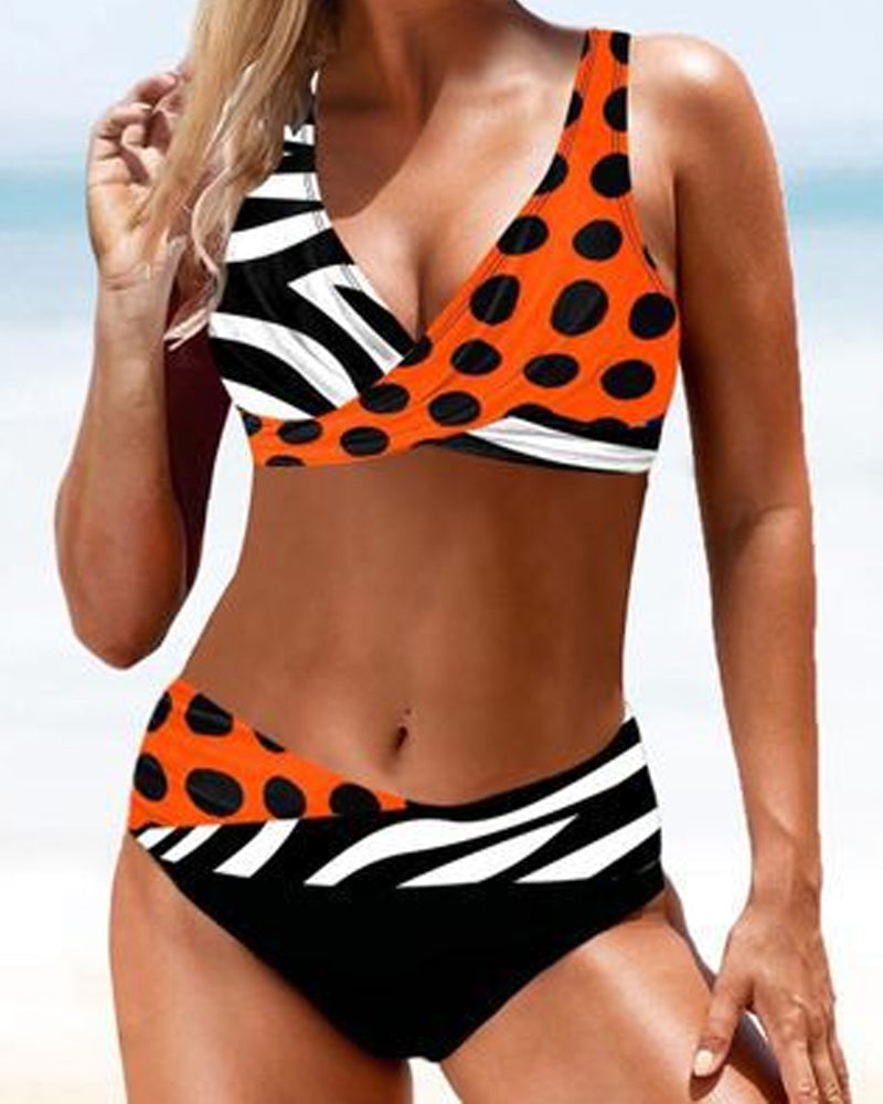 Zélie™ | Kleurrijk bikinibadpak