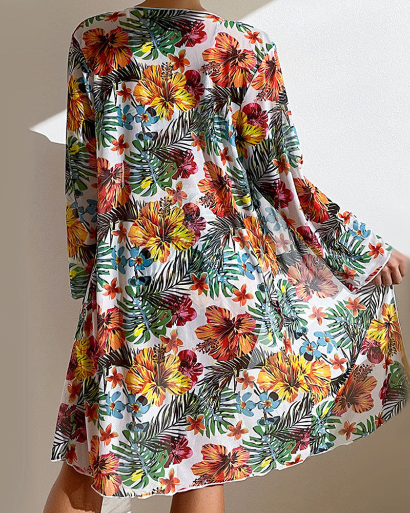 Noor™ | Bikini en bloemenrok
