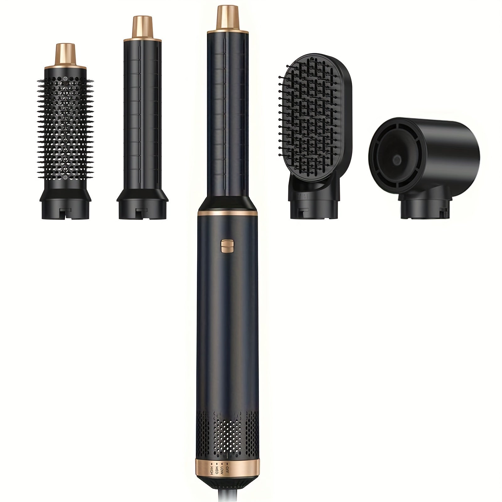 Camille™ | 5-in-1 Föhnborstel Set – Air Curler & Stylingtool met Negatieve Ionen (800W | EU Plug)