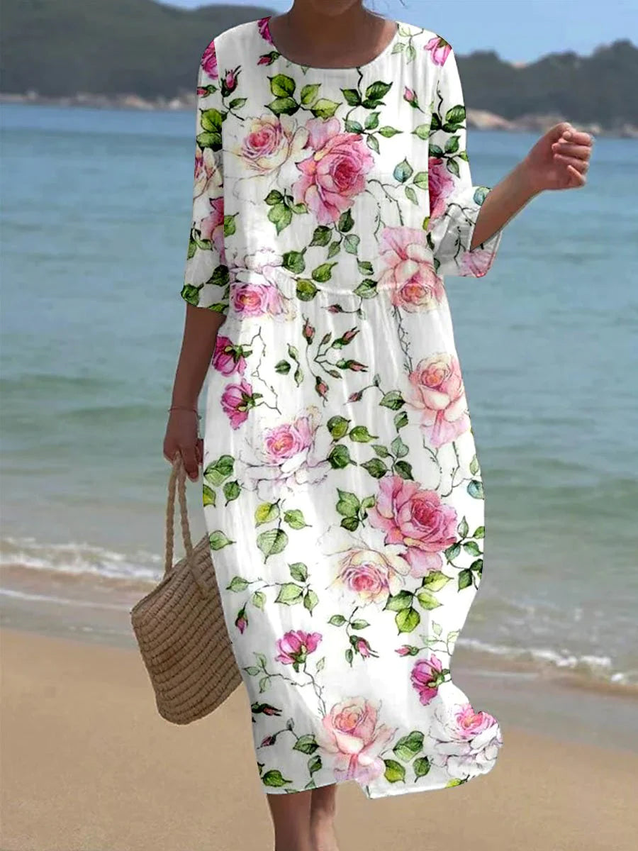 Nerla™ | Chic Bloemenjurk voor Een Moeiteloze Elegantie